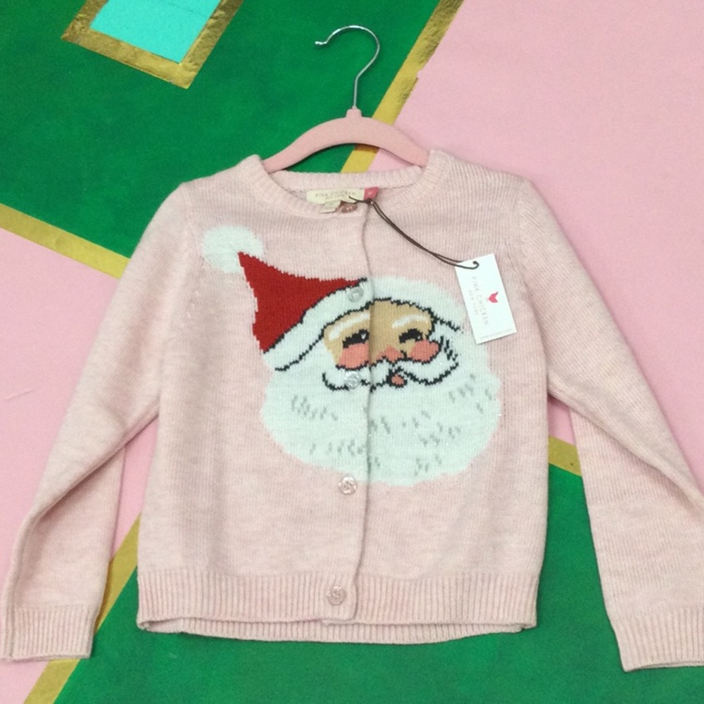 Pink Chicken Pink Santa Sweater